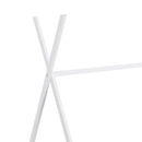 Metal House Platform Bed With Triangle Structure, Low Profile Design