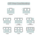 Convertible Floor Sofa Bed, Boneless Modular Sectional Sofa For Living Room