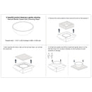 Bathroom Vessel Sink, Circular Design