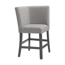 Seneca - Counter 3 Piece Corner Fabric Bench - Gray