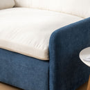 Oversized Single Sofa Chair Wide And Deep Seat, Modern Upholstered Comfy Blocking Couch Lounge With Pillows