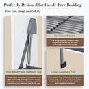 Queen Murphy Bed, Space Saving Design - White