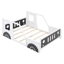 Classic Car Shaped Platform Bed With Wheels