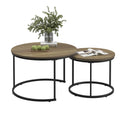 Round Nesting Coffee Table (Set of 2)