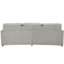 Cozy Upholstered 3 Seater Sofa Plush Cushion For Living Room
