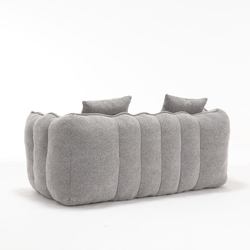 Soft Beanbag Chair With High Resilience Foam Core For Two People