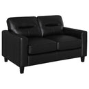 Scotland - Faux Leather Upholstered Sofa Set