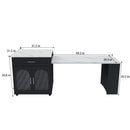 Expandable Kitchen Island With Power Outlet