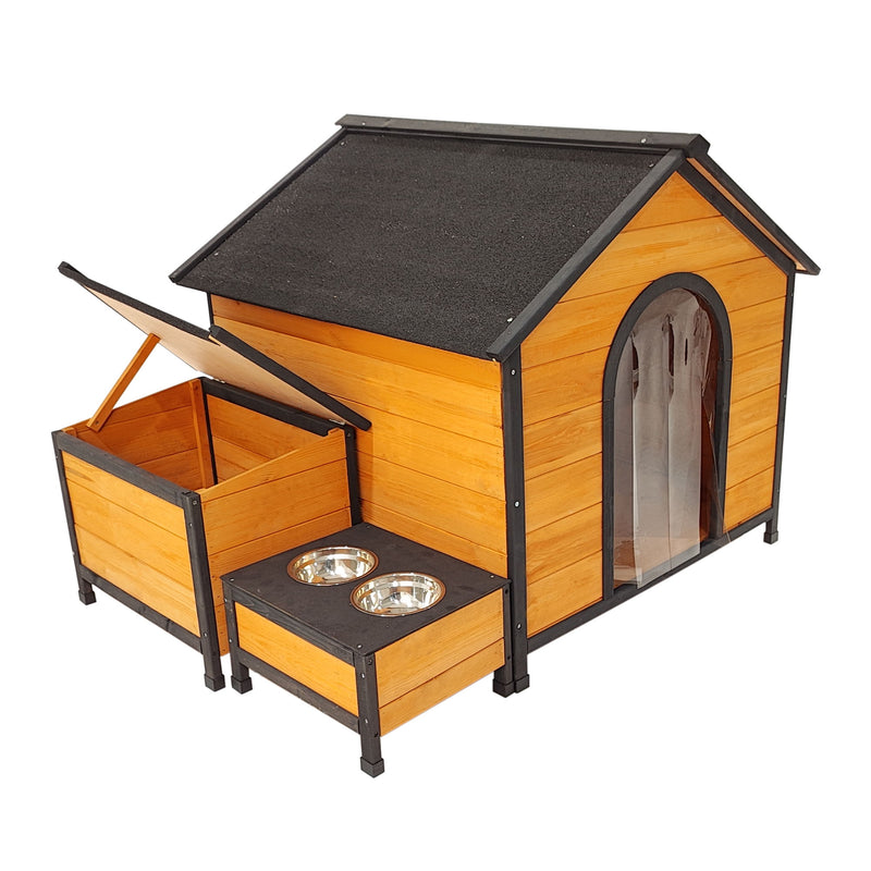 Xpt088 Wearable And Strong Dog House For Playground - Natural