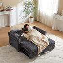 Loveseat Sofa Bed, Pull - Out Couch Sleeper & 2 Pillows