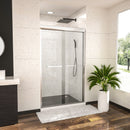 Modern Double Sliding Shower Enclosure, Tempered Glass