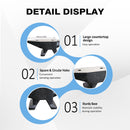 66Lbs Cast Steel Anvil, High Hardness Rugged Round Horn Anvil smith, Large Countertop And Stable Base, With Round And Square Hole, Metalsmith Tool For Bending And Shaping - Black