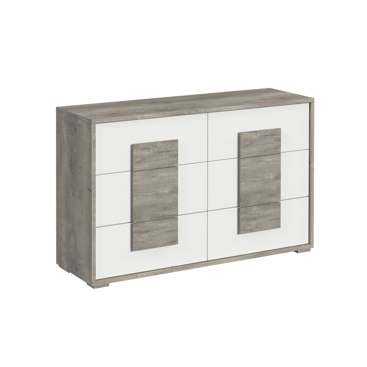 San Matteo 6-Drawer Dresser in Gray by Elements International