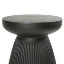 Outdoor Side Table - Matte Black