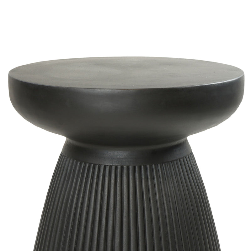 Outdoor Side Table - Matte Black