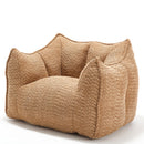 Comfortable Chenille Sofa Chairs With Highly Resilient Foam For Living Rooms And Bedrooms
