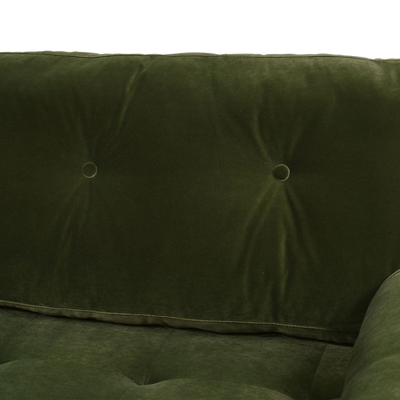 Nicholas - Mid-Century Modern Sofa - Olive Green