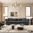 3 In 1 Convertible Sleeper Sofa Bed With Movable Ottoman