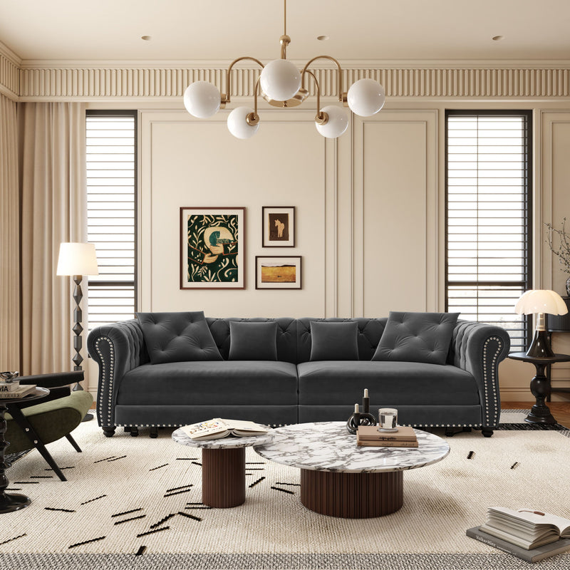 3 In 1 Pull Out Convertible Sleeper Sofa Bed