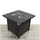 Propane / Gas Fire Pit Table - Black