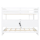 Bunk Bed With Storage Cabinets And USB Ports