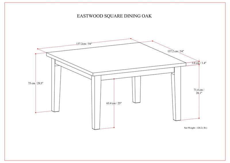 Eastwood - Handcrafted Dining Table