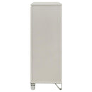 Olivia - 5-Drawer Bedroom Chest Of Drawers - Pearl White