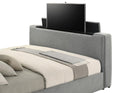 Tara - Upholstered Panel TV Bed