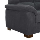 Vintage Inspired 3 Seat Sofa With Tufted Cushions