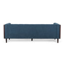 Contemporary Mid-Century Charm 3 Seater Sofa With Button Tufted Waffle Stitching