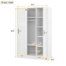 3 Door Shutter Wardrobe & Shelves