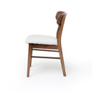 Elegant Fabric Dining Chair With Cushioned Seat