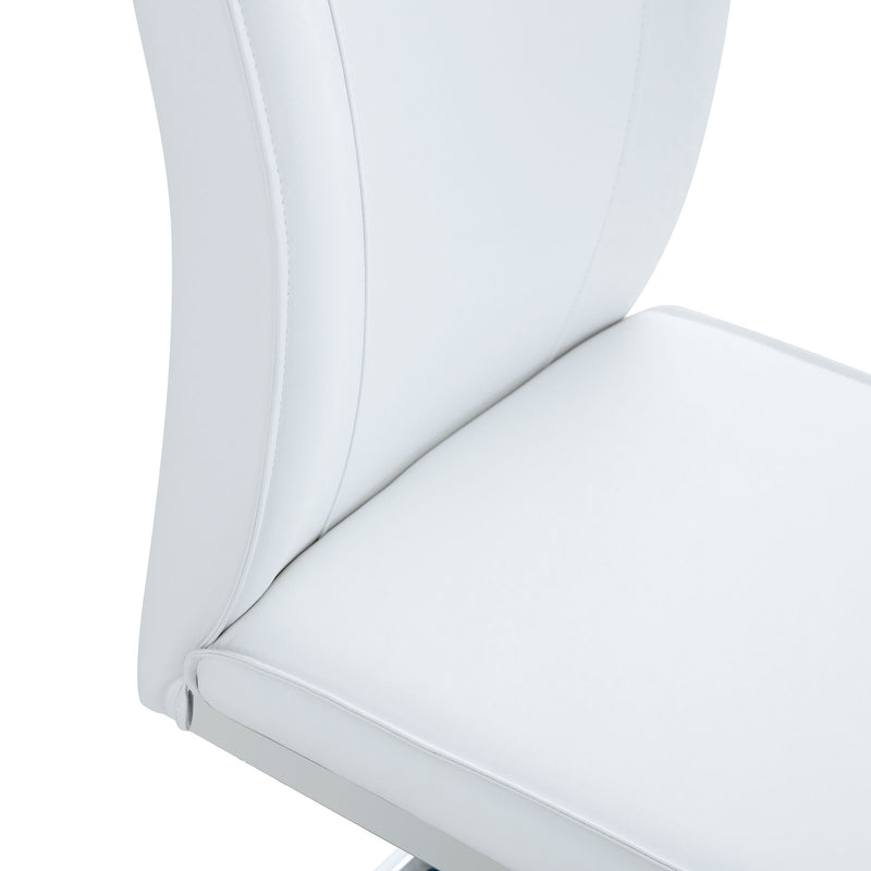 Luxury Simple Arch Chair, High Resilience With Metal Legs