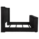 Centergrove - Upholstered Wingback TV Bed