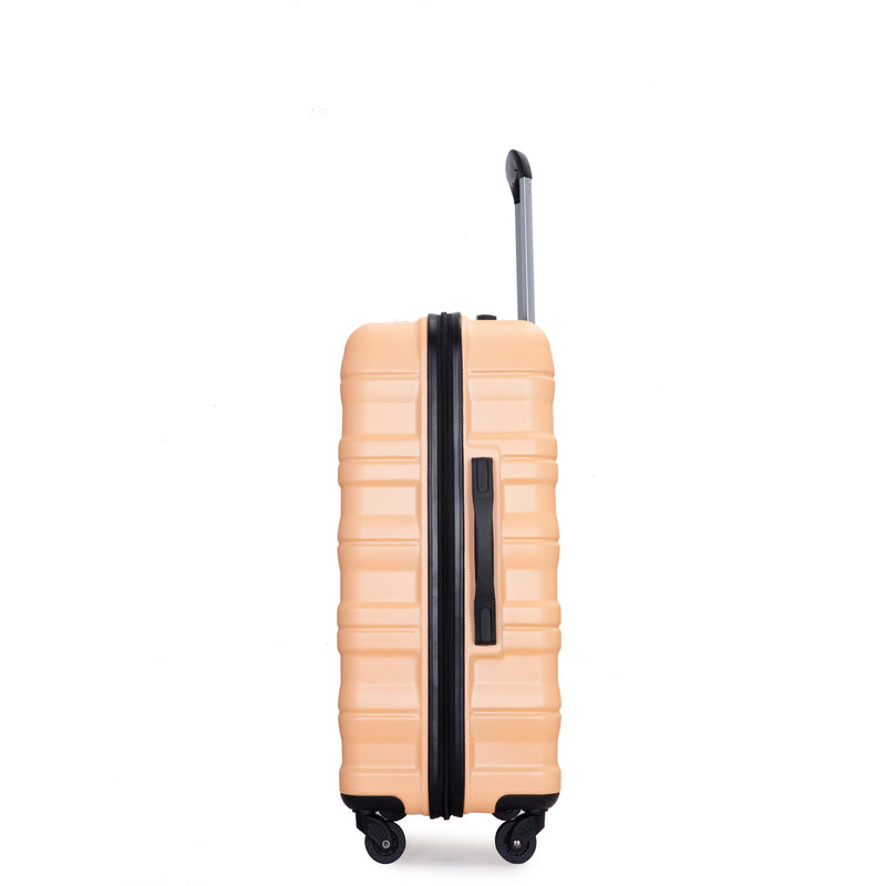 Expandable 3 Piece Luggage Sets Lightweight & Durable Suitcase, Spinner Wheels, Tsa Lock