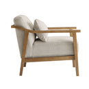 Reagan - Arm Accent Chair With Lumbar Pillow