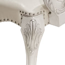 Dresden - Arm Chair (Set of 2) - Synthetic Leather & Bone White