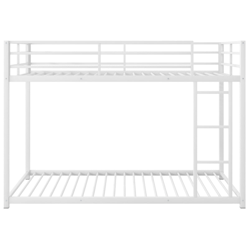 Metal Bunk Bed, Low Bunk Bed With Ladder