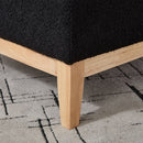 Upholstered Storage Ottoman With Reversible Lid Coffee Table, Foot Stool