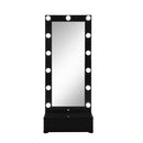 Elisa - Narrow Tall Mirror With Speaker And Drawer