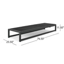 Outdoor Nylon Mesh Chaise Lounge, (Set of 2)