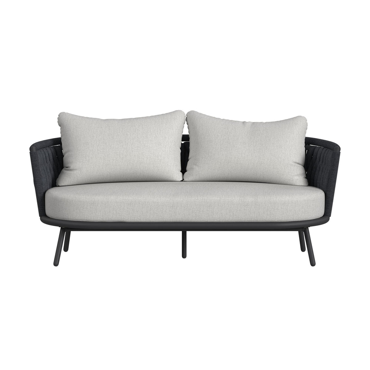 Bali Loveseat With Olefin in Dark Gray by Elements International, view 7