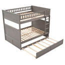Bunk Bed With Twin Size Trundle, Guardrails
