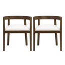 Contemporary Dining Chair Set With Armrests