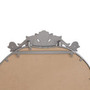 Full Body Arched Mirror With Vintage Carved Applique