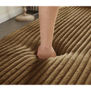 Floor Convertible Sleeper Sofa Bed With 2 Pillows