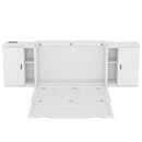 Murphy Bed With Shelves, Cabinets And USB Ports