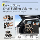 Lightweight Foldable Transport Wheelchair For Adults,Square Tube Design