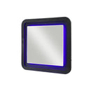 Beverly - Large Scale Wall Mirror For Dresser, Rounded Edges - Black White