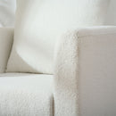 Modern Accent Upholstered Armchair With Pillow